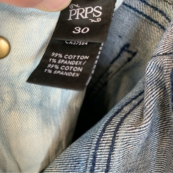 PRPS Distressed Jeans Size 30x34 - Picture 4 of 8
